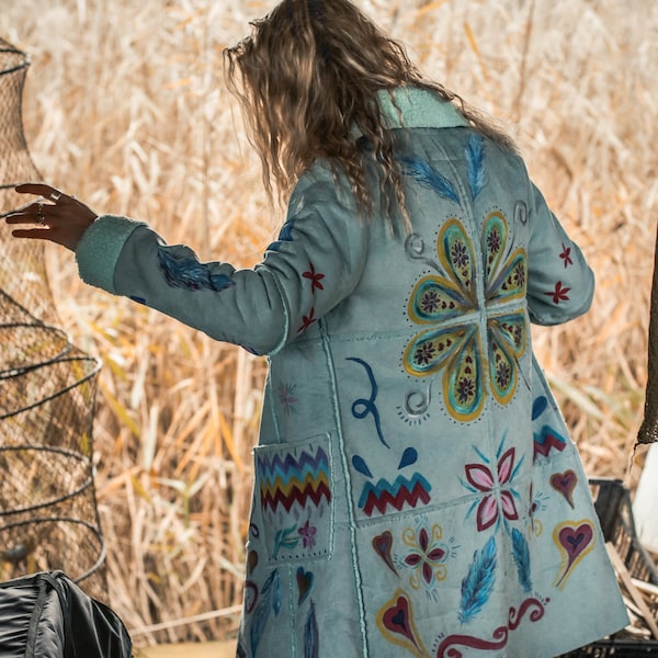 Recycled Fibres Springtime Hippie Coat main image 1