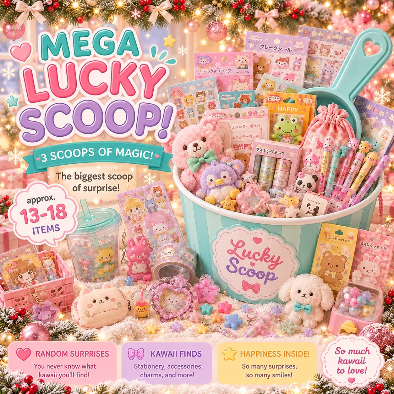 3スクープ 可愛い雑貨 Lucky scoop - Etsy 日本