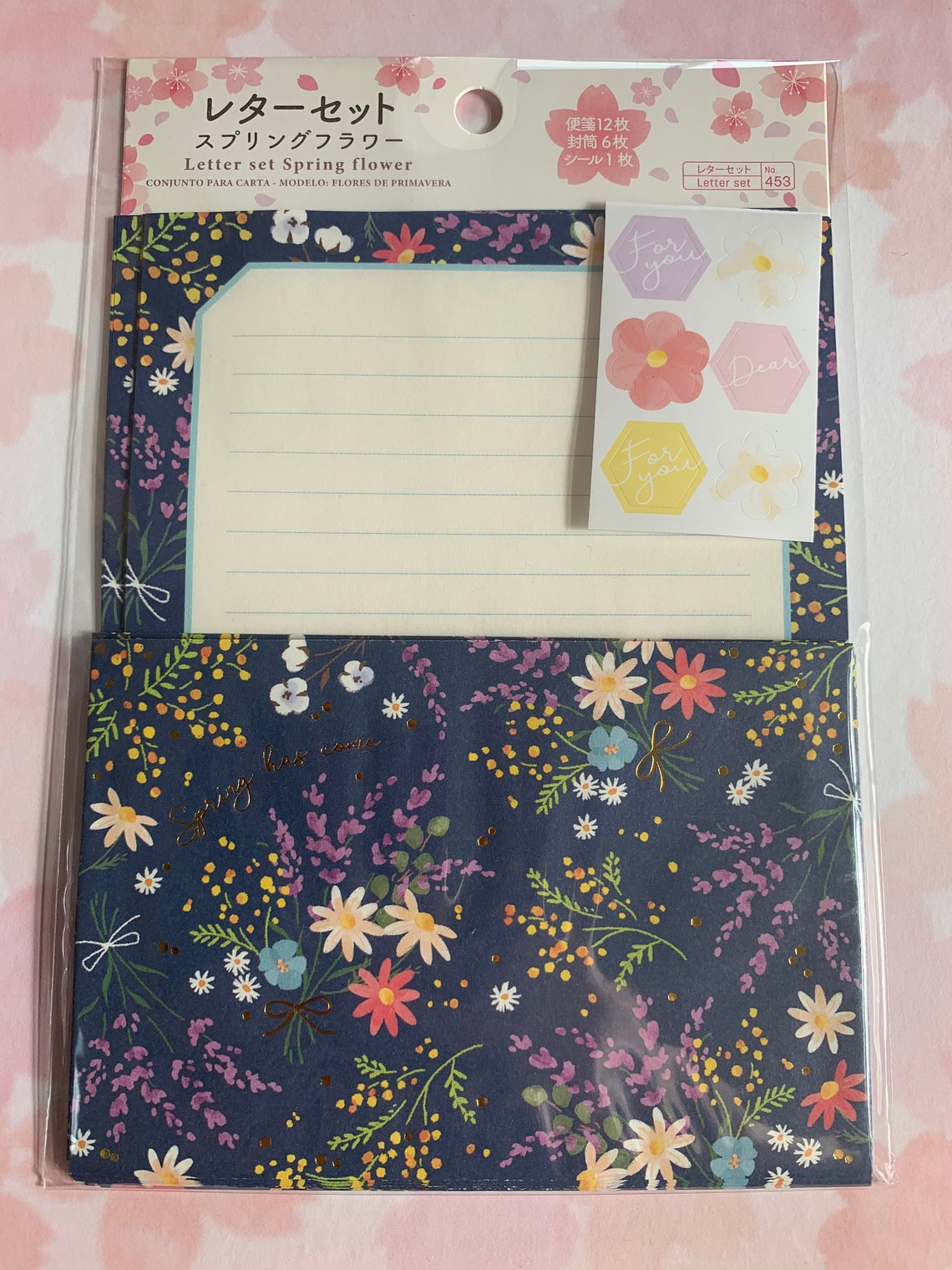 Sakura Stationery Set Japanese Letter Set Stationery Pack | Etsy