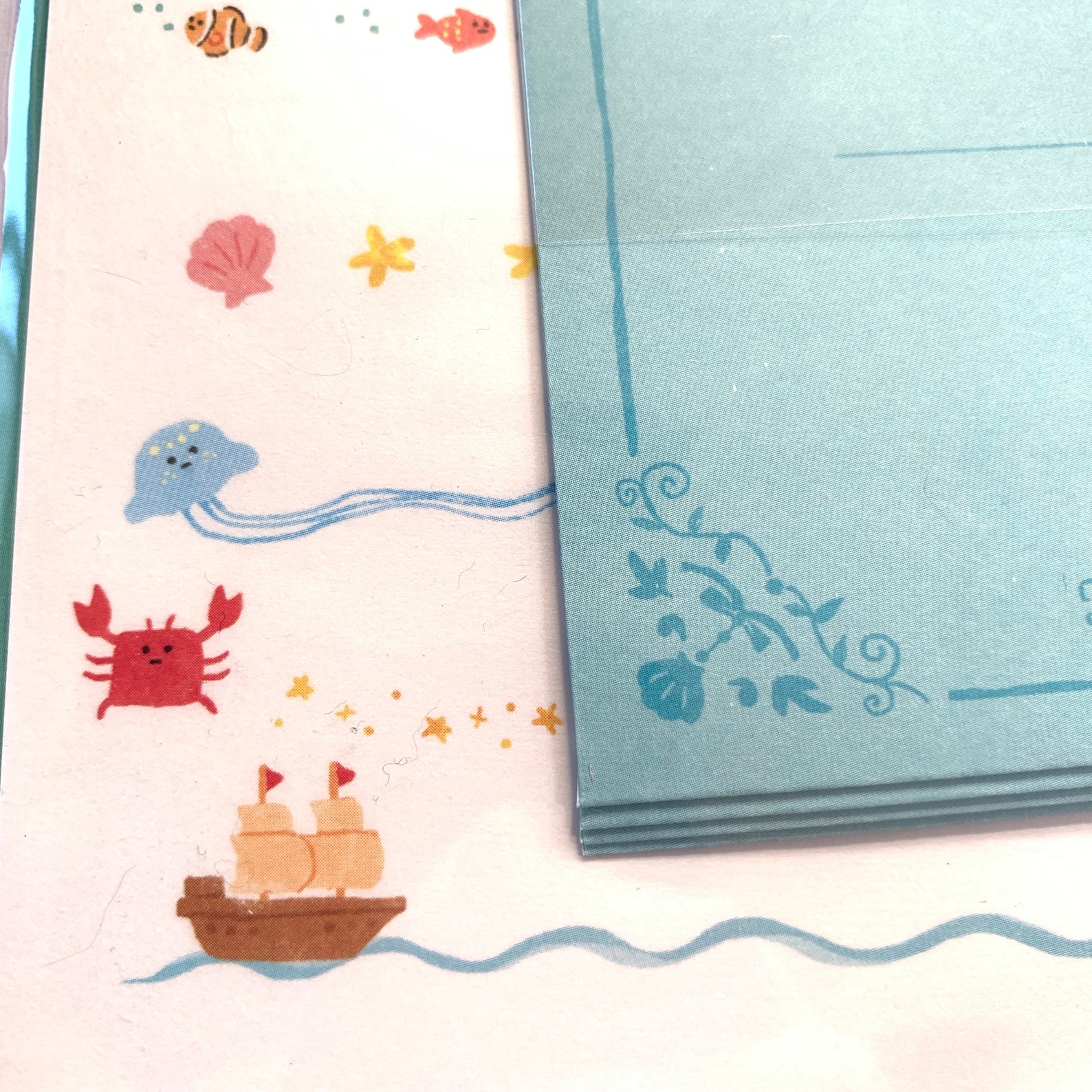 Little Mermaid Stationery Set Disney Letter Set Stationery Etsy