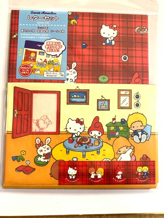 Sanrio Stationery Set Sanrio Characters Letter Set | Etsy