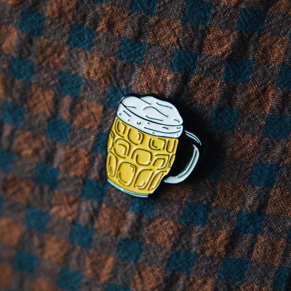 Beer Mug Enamel Pin | Craft Beer Pin | Oktoberfest | Stein | Beer