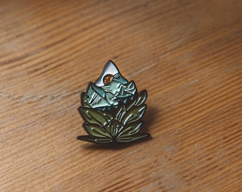 Hop Mountain | Craft Beer Enamel Pin | Mountain | Beer Pin