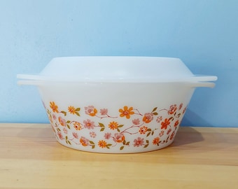 ヴィンテージ アルコパル フランス製 蓋付きキャセロール皿 2個 - Etsy