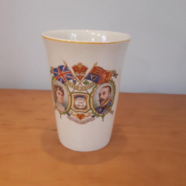 Vintage King George 5° coppa giubileo d'argento/ becher, made in England 1935