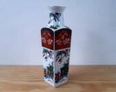 Vintage Imari style ceramic vase