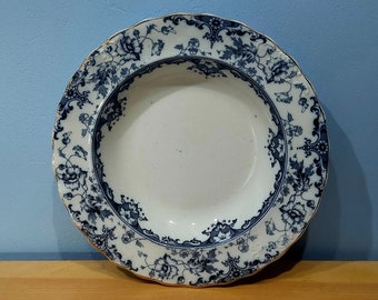 Antique large "Leighton" Victorian soup/salad bowl, made in England 1897