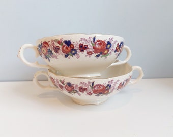 Vintage Royal Cauldon ""Majestic"" Suppenschüsseln, hergestellt in England 1930er / 40er Jahre."