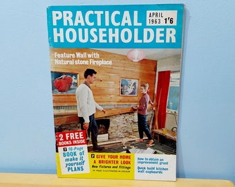 Vintage "practical householder" magazine,  April 1963 edition