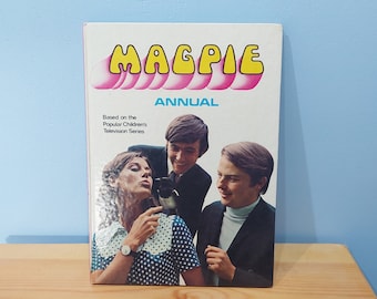 Retro chdrens book "magpie annual" published 1969