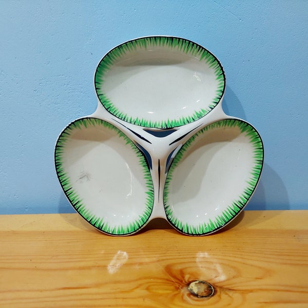 Rare T G Green "Grassmere" Hors d'oeuvre/canape dish, made in England 1930s