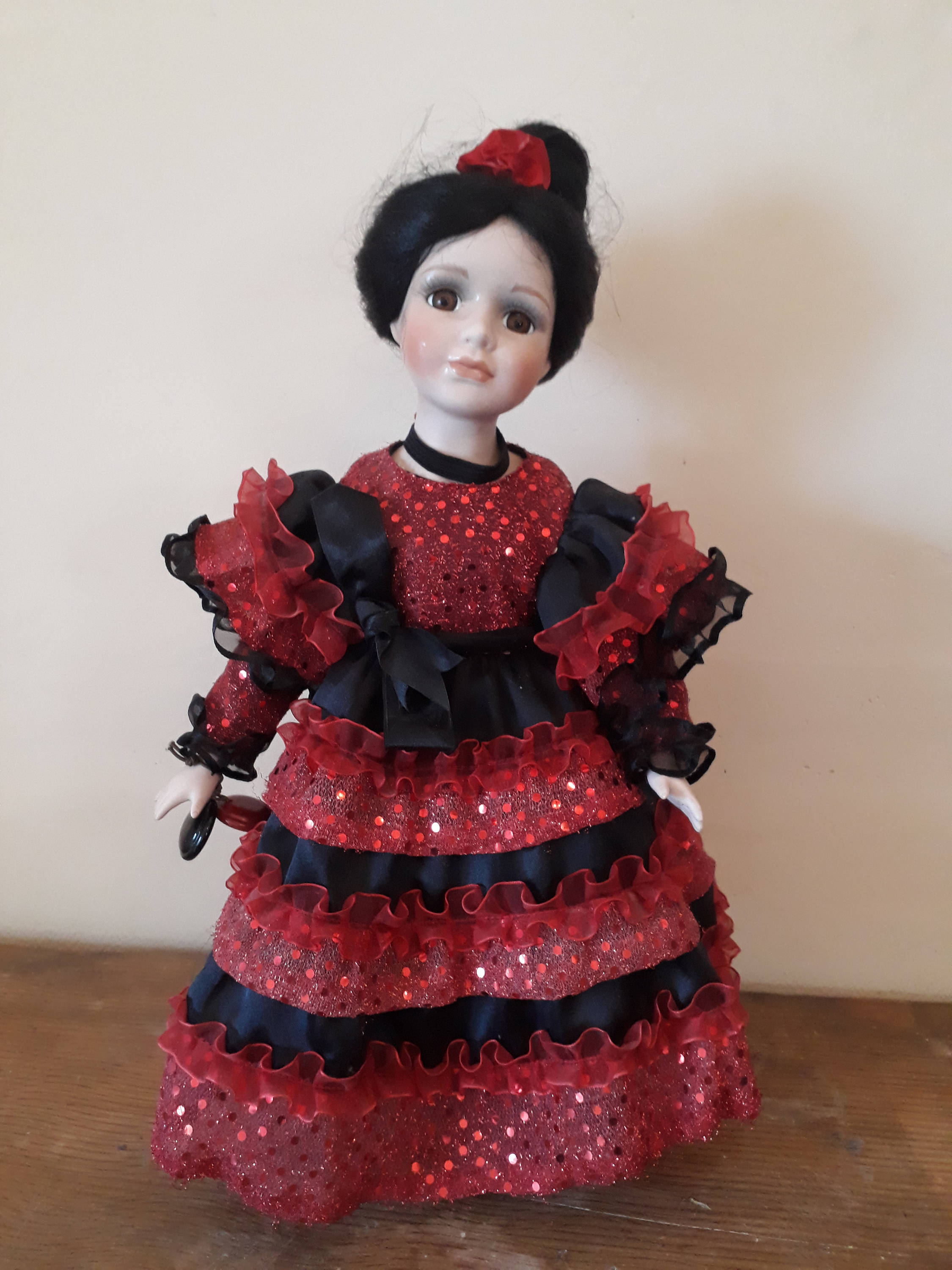 leonardo collection porcelain doll chloe
