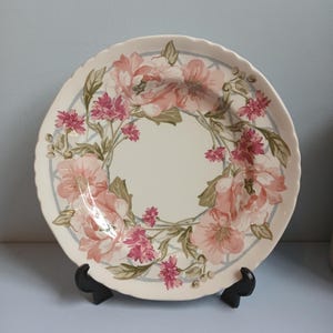 Vintage Mason&#39;s ironstone, liberty London &quot;Touraine&quot; dinner plate, 10 inches made in England