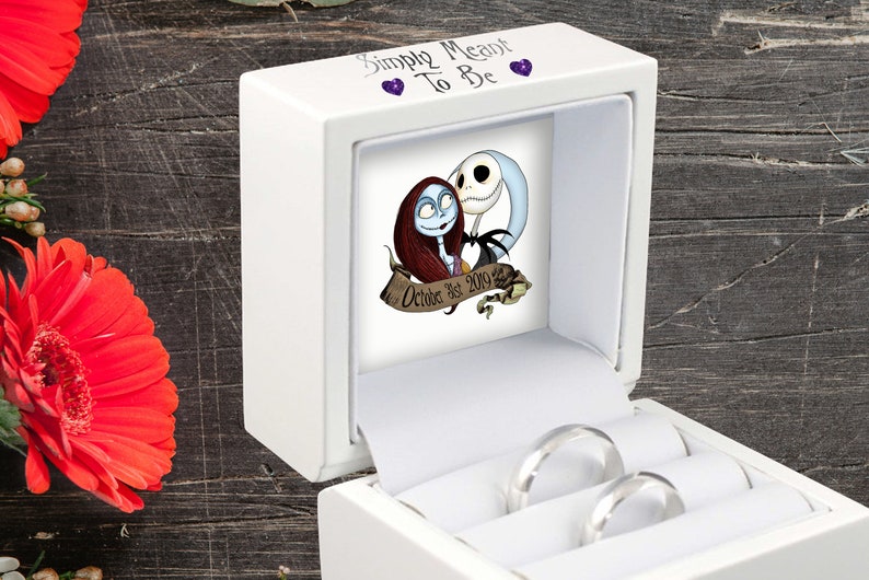 nightmare before christmas engagement ring box