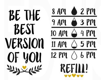Download Water bottle svg | Etsy