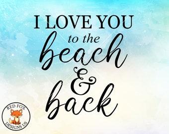 Love The Beach Svg Etsy