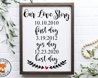 Download Our Love Story Svg Etsy