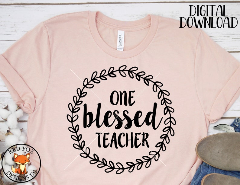 Download One blessed Teacher svg My students stole my heart svg it | Etsy
