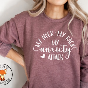 Mein Hals mein Rücken meine Angst Angriff SVG, Erwachsenen würde nicht empfehlen Svg, lustige SVG, Erwachsene Svg, Cricut Cameo geschnitten Datei, Instant Download