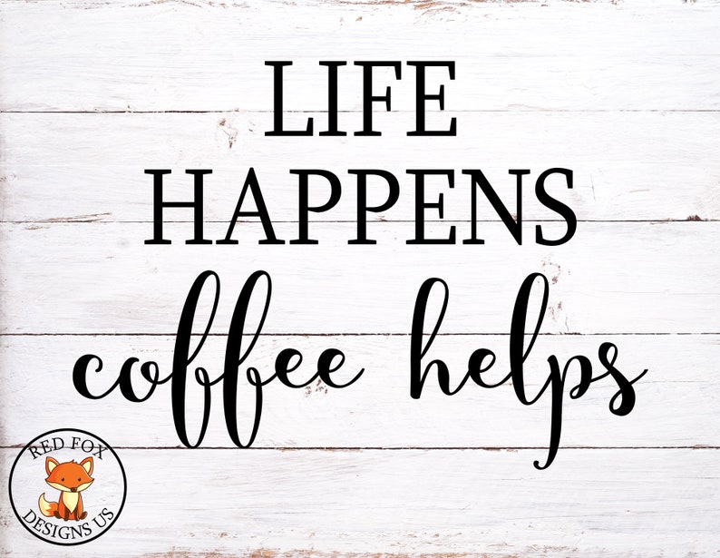 Download Life Happens coffee helps svg Coffee Heartbeat svg Heart ekg | Etsy