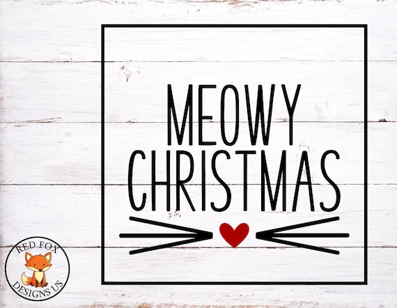 Download Meowy Christmas Svg Cat Christmas Svg Kitten Christmas Svg Etsy PSD Mockup Templates