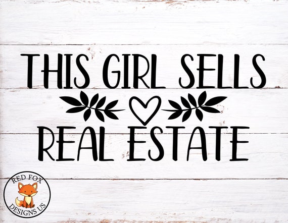 Download This Girl Sells Real Estate Svg Real Estate Hustle Svg Etsy