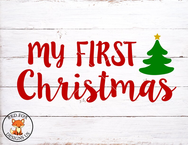 Download My first Christmas SVG Christmas SVG Easy Cricut Cut File ...
