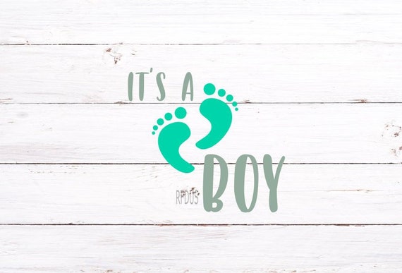 Download It S A Boy Svg Feet Svg Birth Announcement Svg Baby Boy Etsy