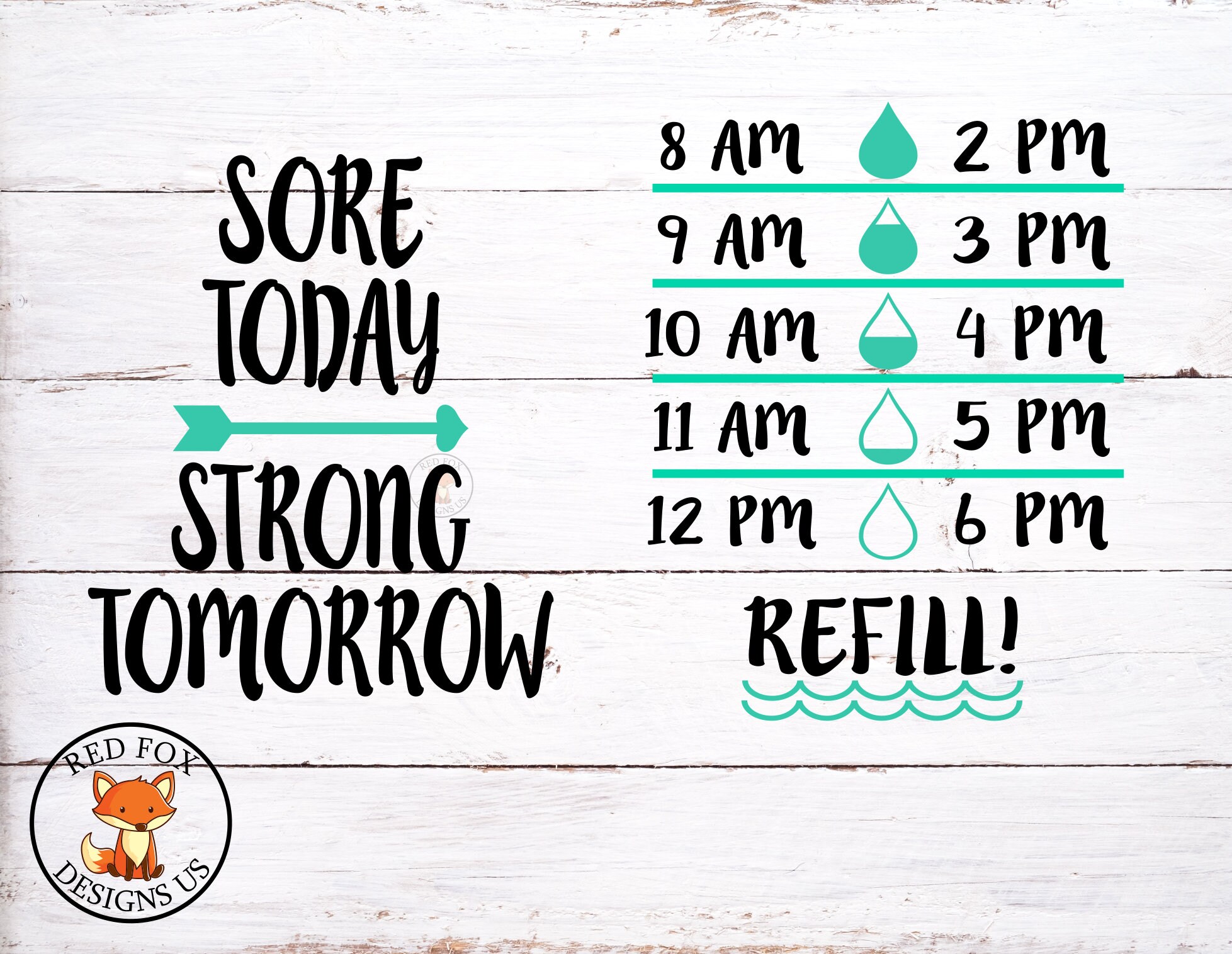 Download Sore today strong tomorrow Drink up buttercup svg water | Etsy