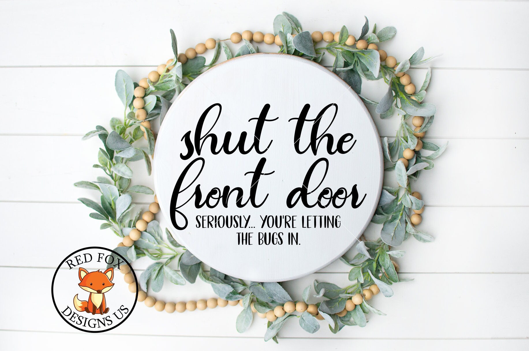 Shut The Front Door SVG Dejar que los errores en SVG Funny Etsy