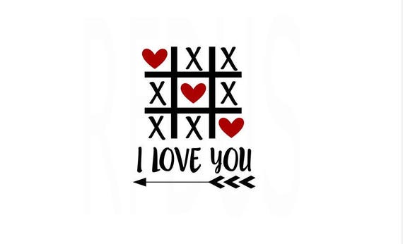 Download I Love You SVG Tic Tac Toe SVG Love Always Wins SVG xoxo ...