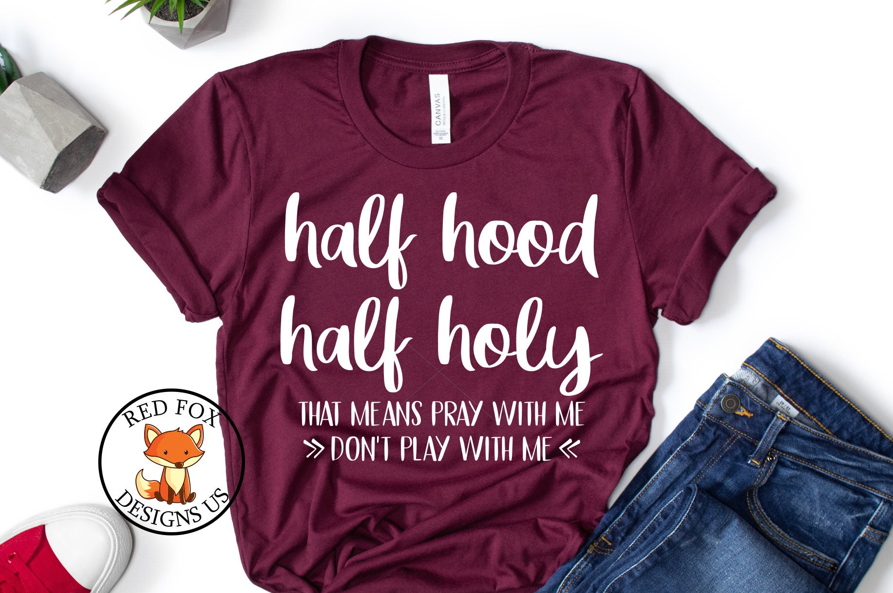 Svg Files Half Hood Half Holy Svg That Means Pray With Me Etsy Israel