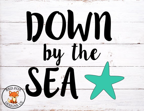 Download Free Down By The Sea Svg File Silhouette And Cricut Cutting File Etsy SVG Cut Files