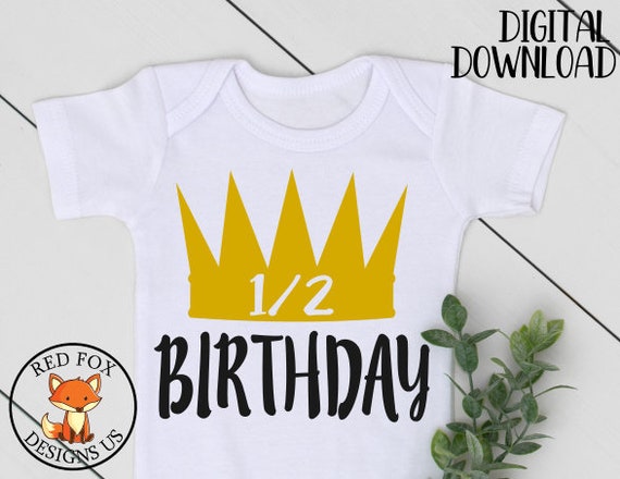 Download Clip Art 12 Birthday Crown Svg File Instant Download Child Shirt Design Svg Birthday Svg Crown Svg Png Dxf Birthday Svg 12 Svg One Half Birthday Art Collectibles