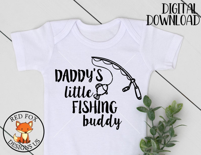 Download Daddys Little Fishing Buddy Svg Fathers Day Svg Son and | Etsy