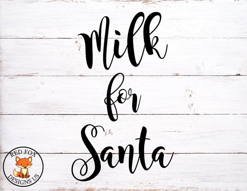 Easy Cricut Cutting File Christmas SVG Milk for santa SVG cookie plate svg Cookies for Santa Holiday Svg milk svg file winter svg