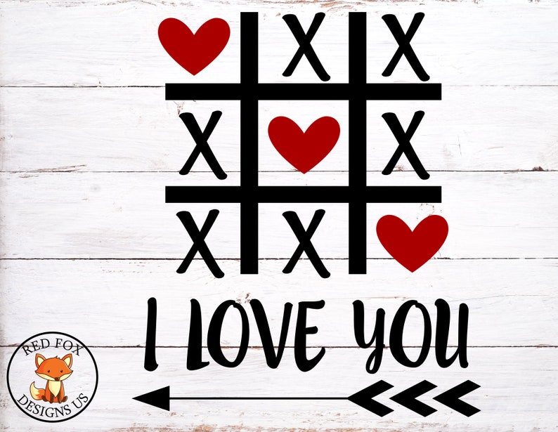 Download I Love You SVG Tic Tac Toe SVG Love Always Wins SVG xoxo ...