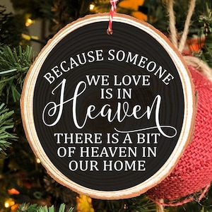 Denn jemand, den wir lieben, ist im Himmel svg, himmel svg, in Memory svg, Loss Love one svg, Christmas SVG, Heaven in Our Home svg, Memorial svg