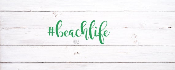 Download Free Hashtag Beach Life Svg File Silhouette Cricut Cutting File Etsy SVG Cut Files