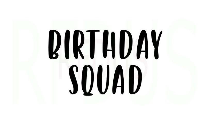 Download Birthday Squad SVG It's My Birthday svg birthday svg | Etsy