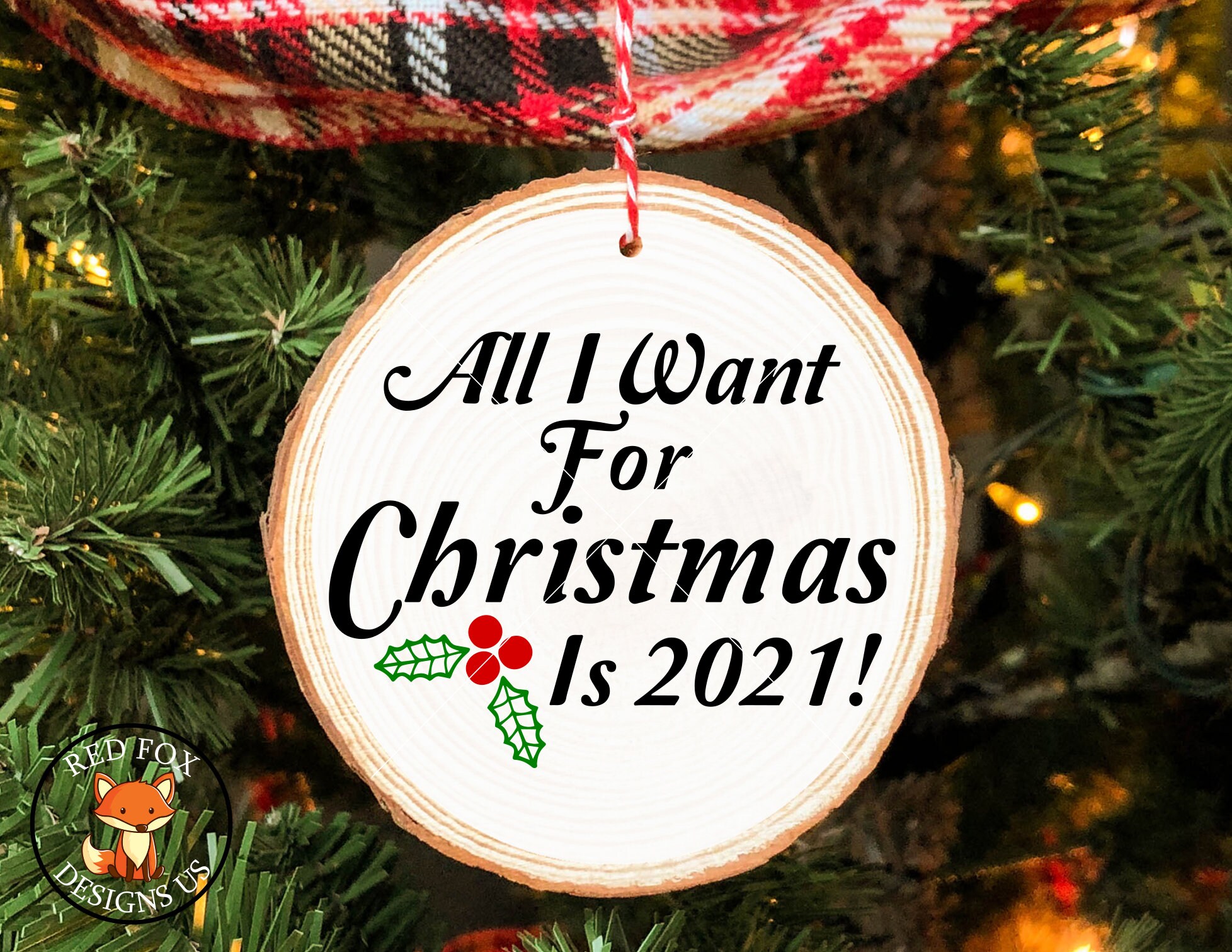 All I want for Christmas is 2021 svg Christmas svg Social  Etsy