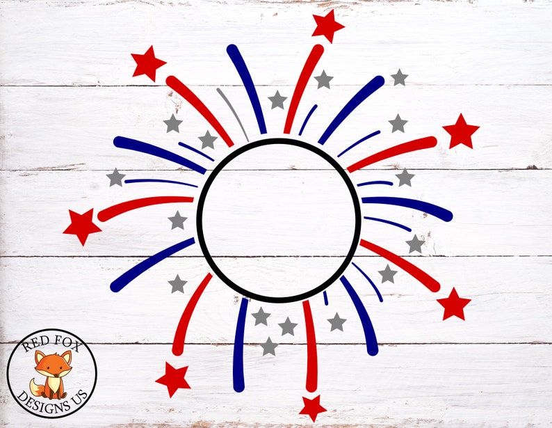 Download Firework Monogram SVG Cricut Cutting Monogram Ready Image ...