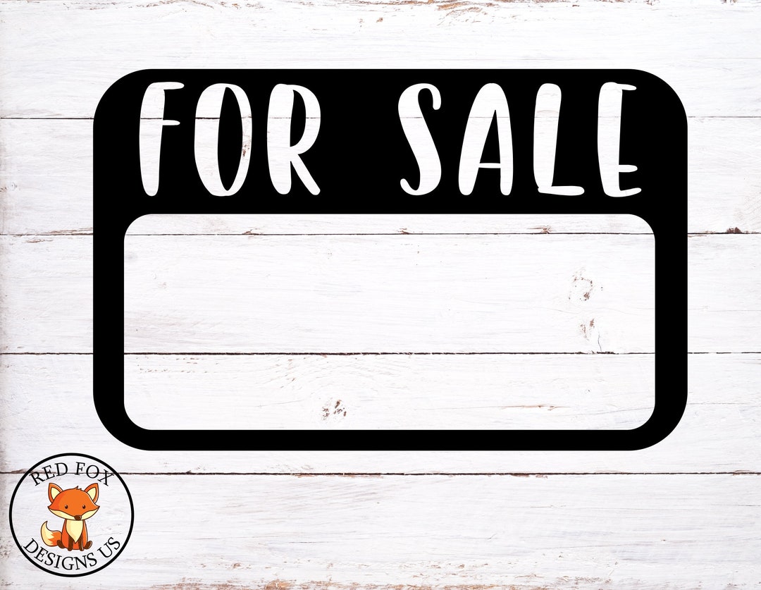 For Sale Svg, for Rent SVG, Diy Sign Tag Svg, Advertising Sign SVG