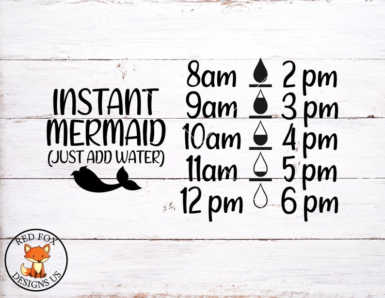 Download Instant Mermaid Add Water svg Drink up buttercup svg water ...