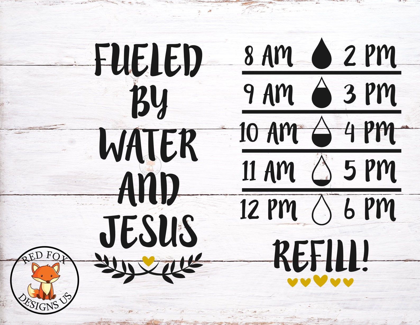 Download Fueled By Water and Jesus SVG Drink up buttercup svg water ...