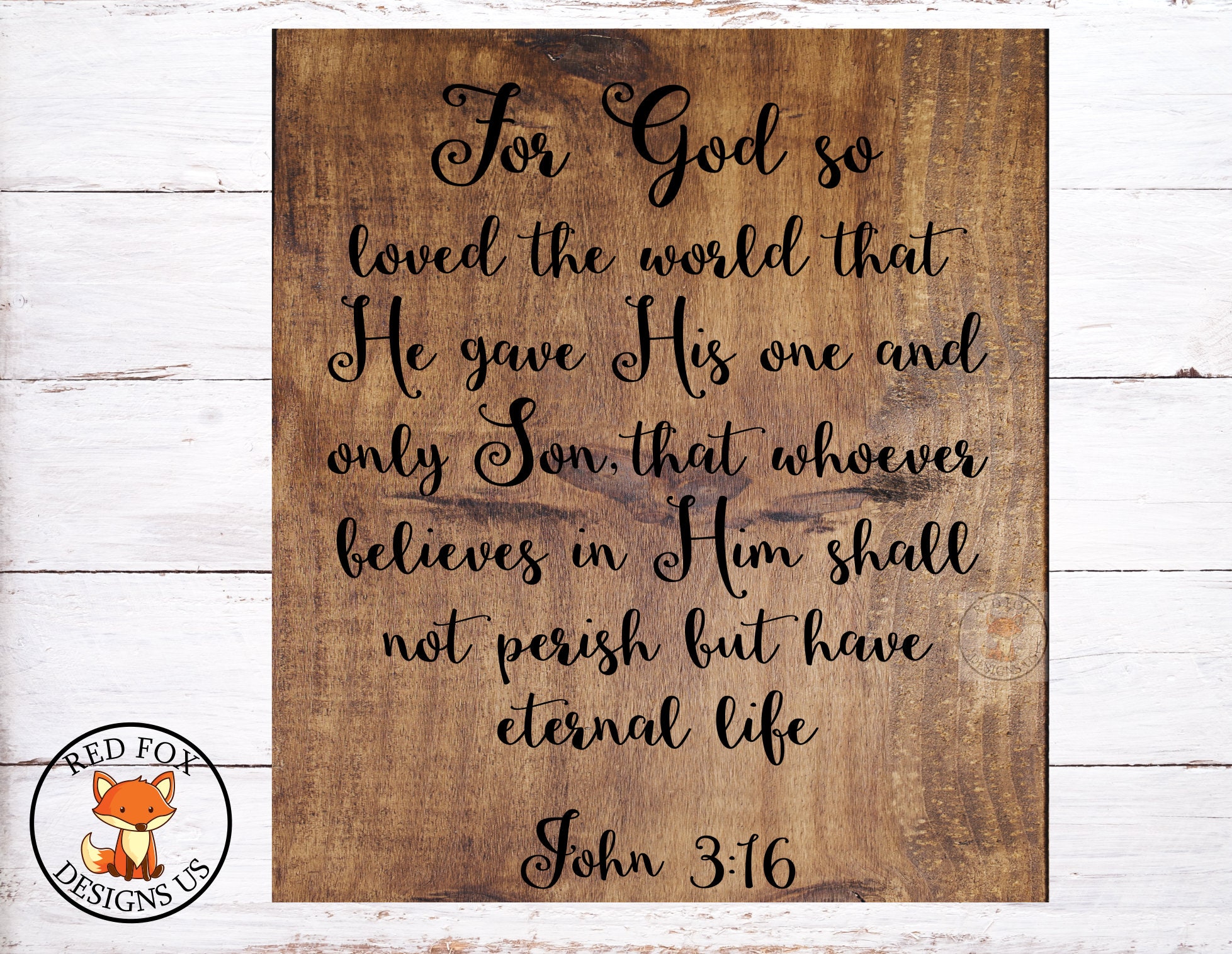 Custom Scripture Engraved Tumbler - John 3:16 For God so Loved the World –  Sunny Box