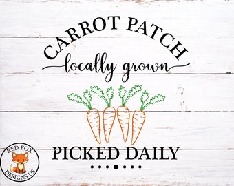SVG FILES - Carrot Patch Svg - Happy Easter svg - Instant Download - Commercial Use - Carrot svg - Spring Svg - Farmhouse svg - Bunny Rabbit