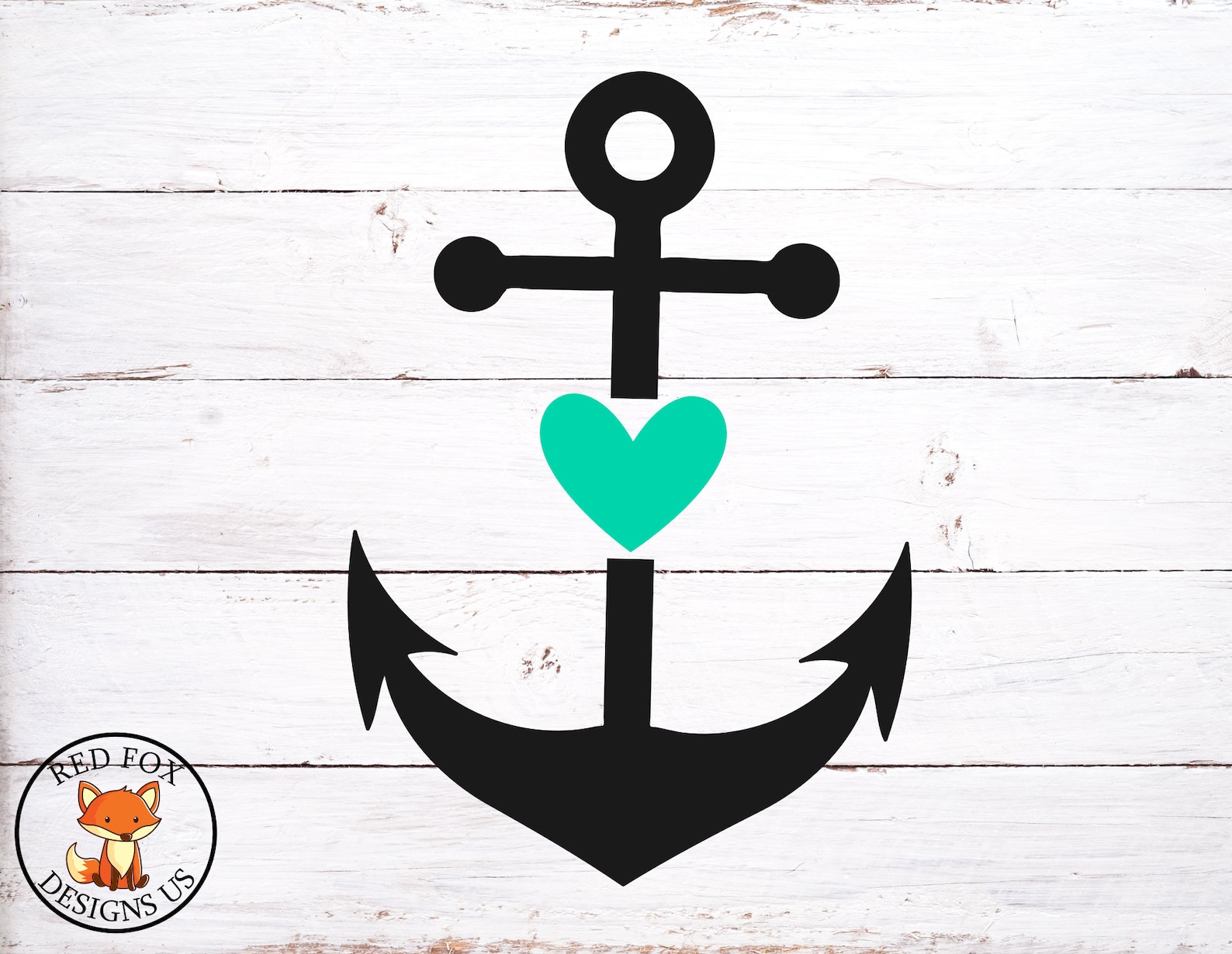 Anker mit Herz Svg, Ozean Svg, Anker Svg, Strand Svg, Sommer Svg, Meer