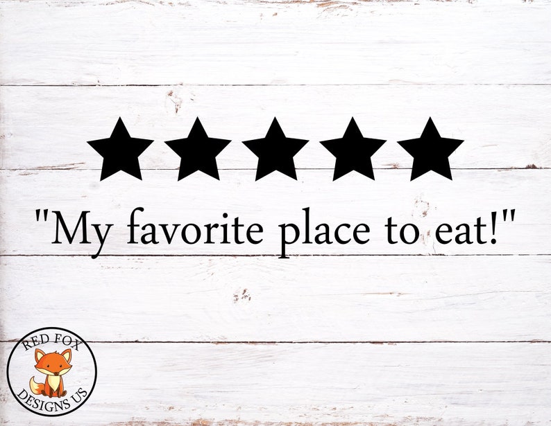SVG Files My Favorite Place to Eat SVG Would Eat Here Etsy