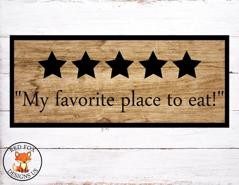 SVG Files My Favorite Place to Eat SVG Would Eat Here Etsy